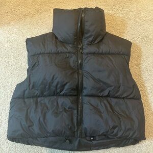 Black Puffer Vest